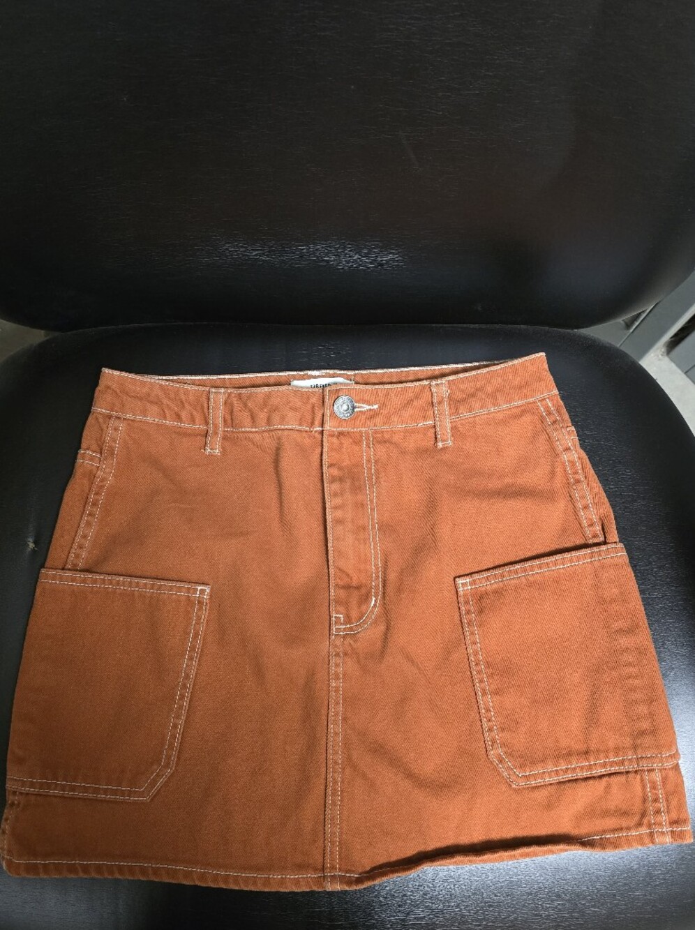 Forever 21 Rust Orange Midi Skirt